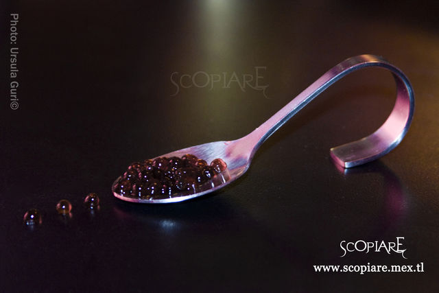 Sferificación de Licor de Café Henry Valet